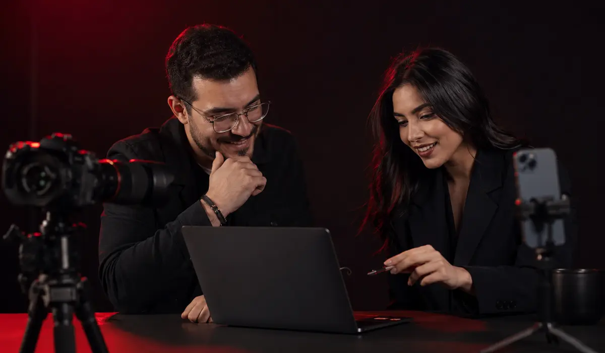 Creator and campaign manager collaborating