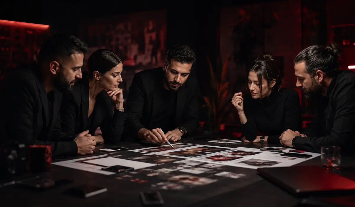 Campaign team planning a creator strategy